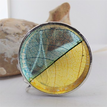 Groen gele blad skelet hanger