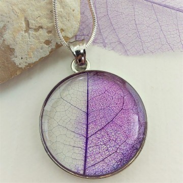 Linde blad skelet hanger