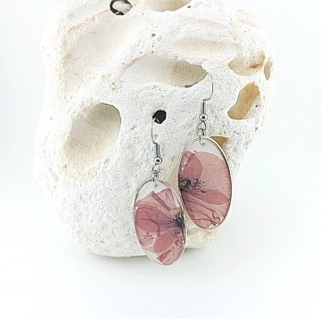 Ovale oorbellen met haak