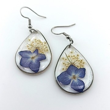 Druppel oorbellen met haak