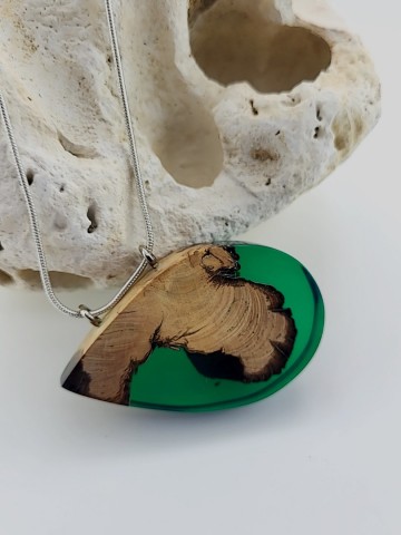 Woud groene epoxy hanger