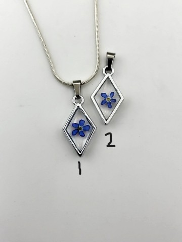 Echte bloemen sieraden