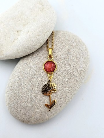 Geboorte kleur goud Bordeaux Roodd