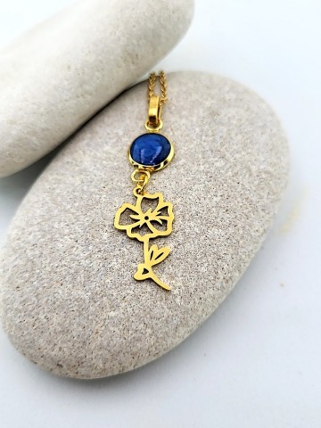 Geboorte bloem goud Oktober