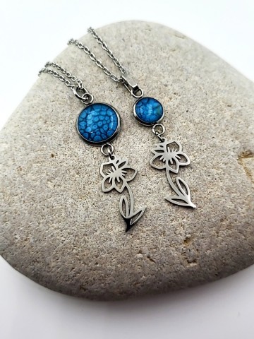 Geboorte kleur Aqua blauw