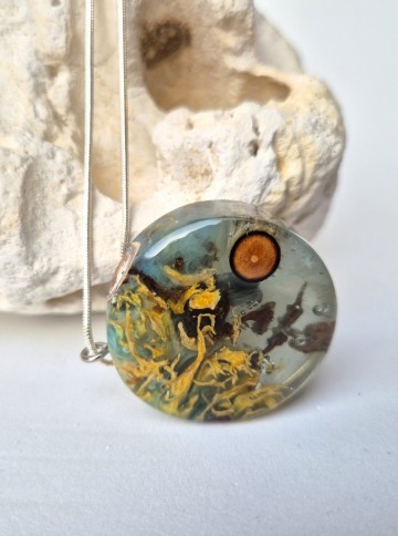 Epoxy hanger met mos