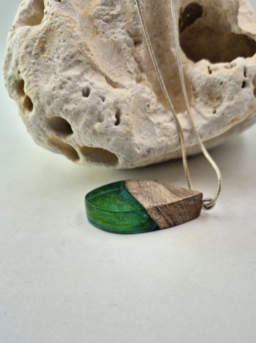 Natuurlijke houten hanger