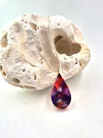 Paars rode epoxy hanger