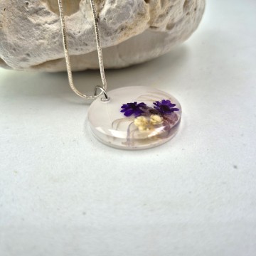 Bloemen geboorte hanger