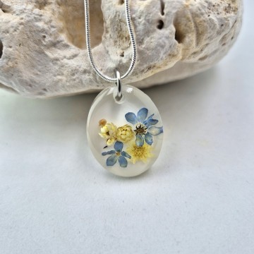 Vergeet mij nietjes hanger