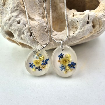 Vergeet mij nietjes hanger