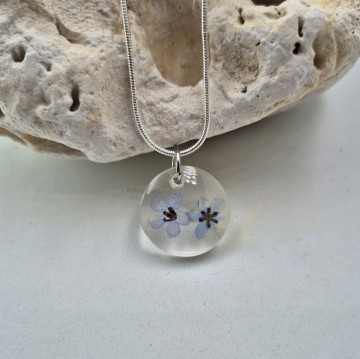 Hanger met vergeet mij nietje