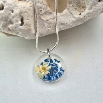 Blauwe fluitenkruid hanger