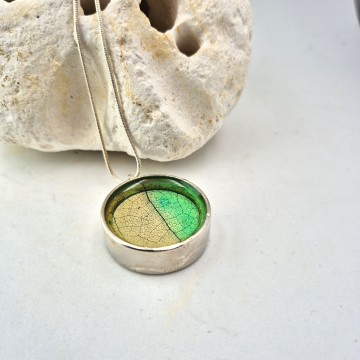 Metalen blad skelet hanger