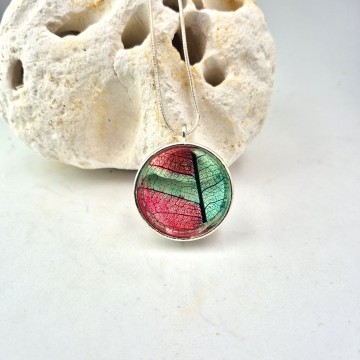 Groene blad skelet hanger