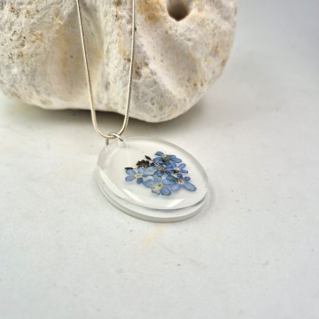 Hanger met vergeet mij nietjes