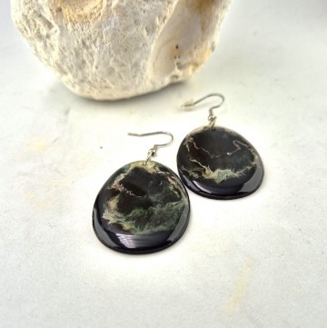 Alcohol inkt oorbellen