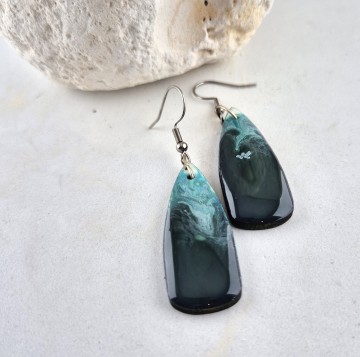 Licht gewicht houten oorbellen