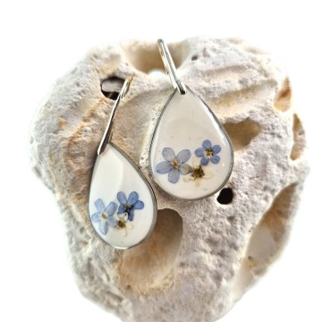 Vergeet mij nietje oorbellen