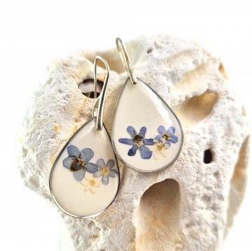 Oorbellen met bloemen