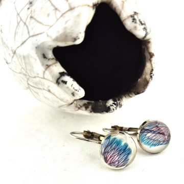 RVS oorbellen met haak