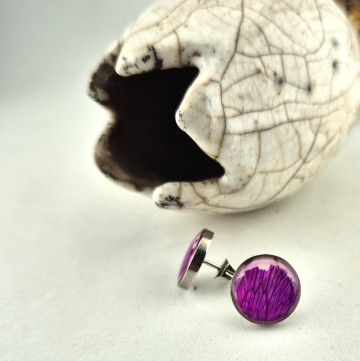 Echte bloemen oorbellen