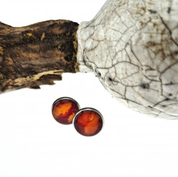 Hand gemaakte epoxy oorbellen