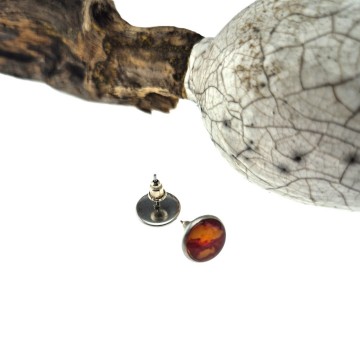 epoxy oorbellen met pin