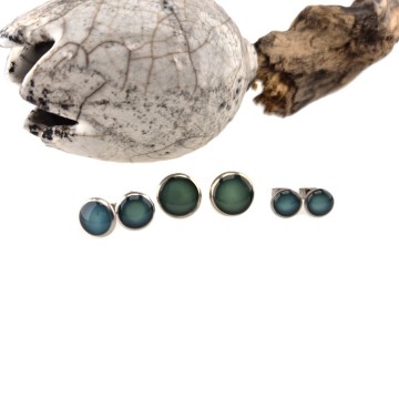 Hars oorbellen met pin