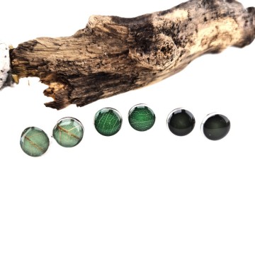 Groene oorknopjes met bladnerf