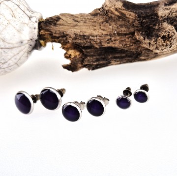 8, 10, 12 mm cabochon oorbellen