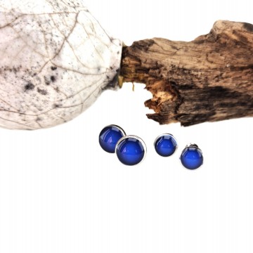 Ronde kwab oorbellen