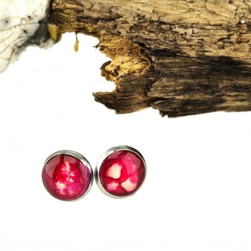 Handgemaakte oorknopjes met epoxy