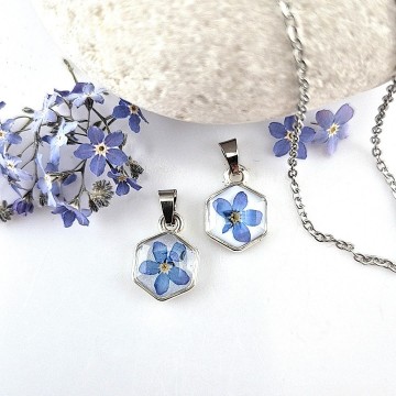 Zeshoekige metalen kleine hanger