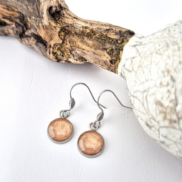 Oorbellen met oorringen  met geboorte steen