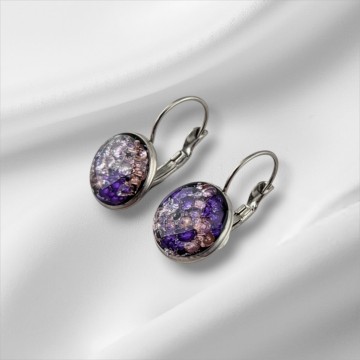 Kleurige hang oorbellen