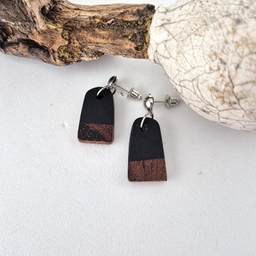 Hang oorbellen met stud